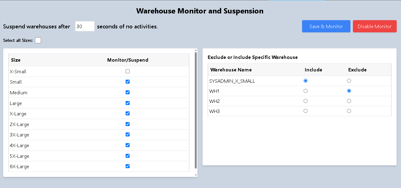 Warehouse Scheduler